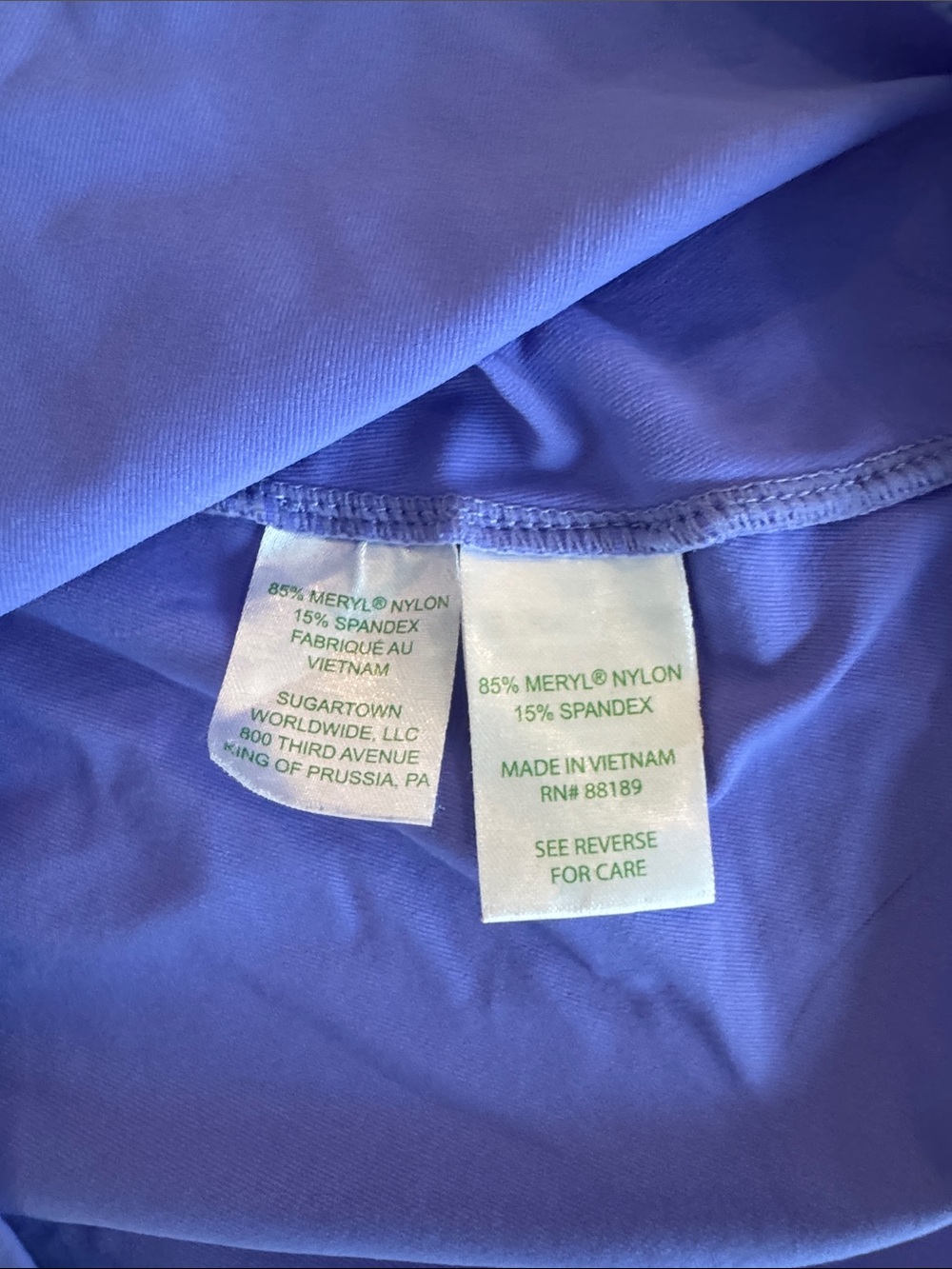 Lilly Pulitzer Lavender Racerback Tank Top - Picture 3 of 4